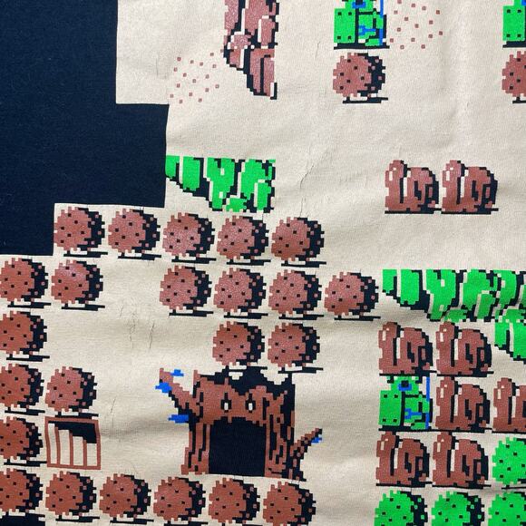 Loot Crate Exclusive Legend of Zelda Graphic Tee Shirt 8 Bit Pixel Black Medium - Picture 4 of 6